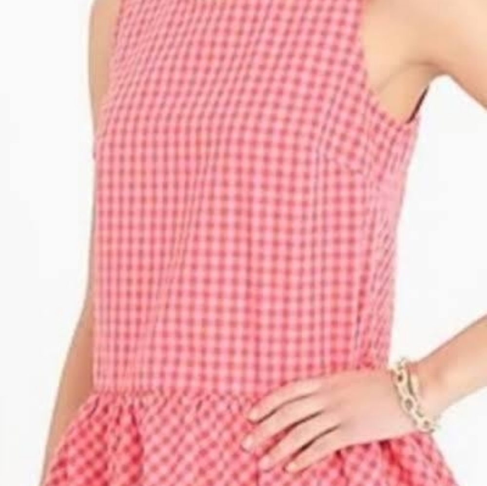 NWT J.Crew checkered pendulum top. Size M
